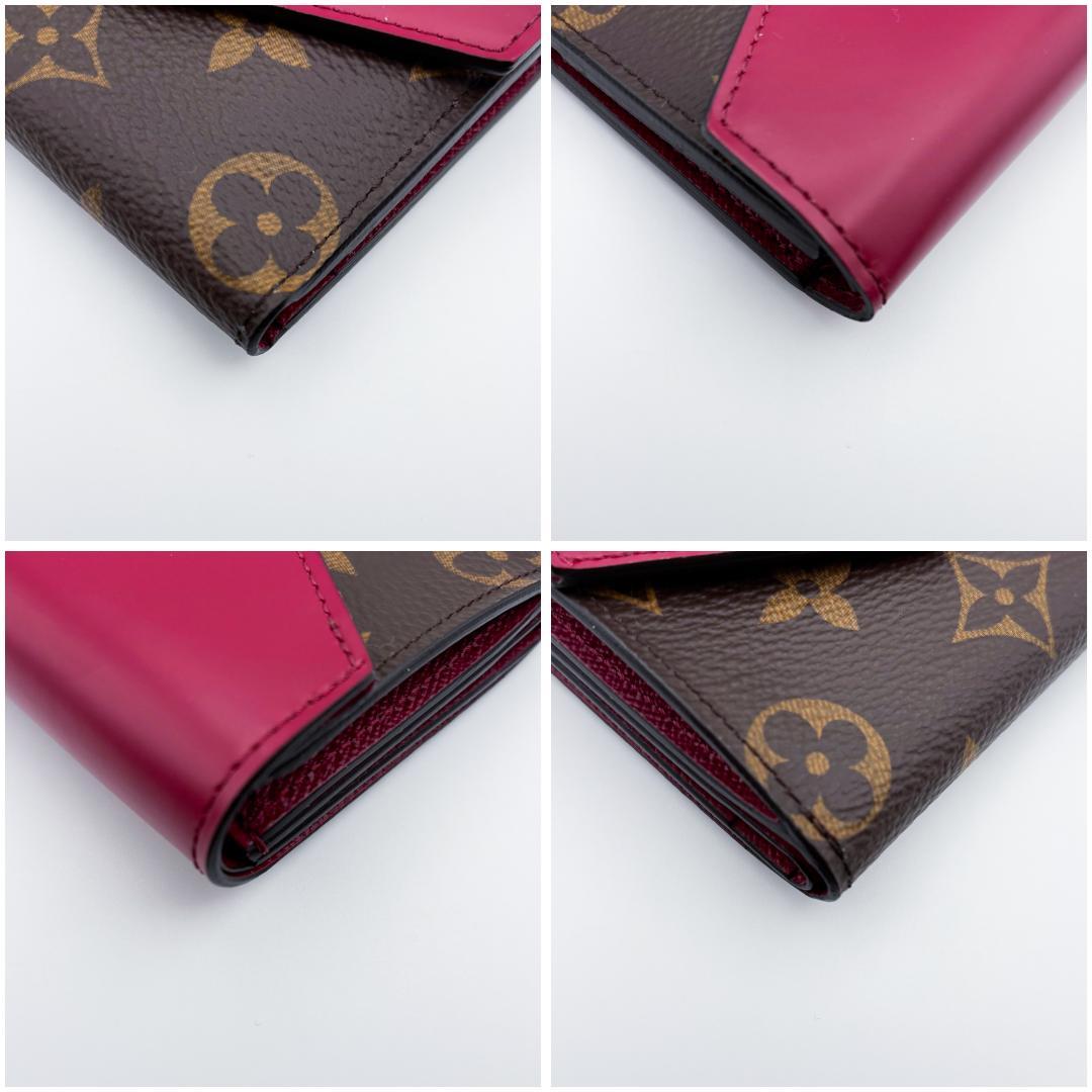みん★ ルイヴィトン モノグラム ポルトフォイユ ゾエ フューシャ
