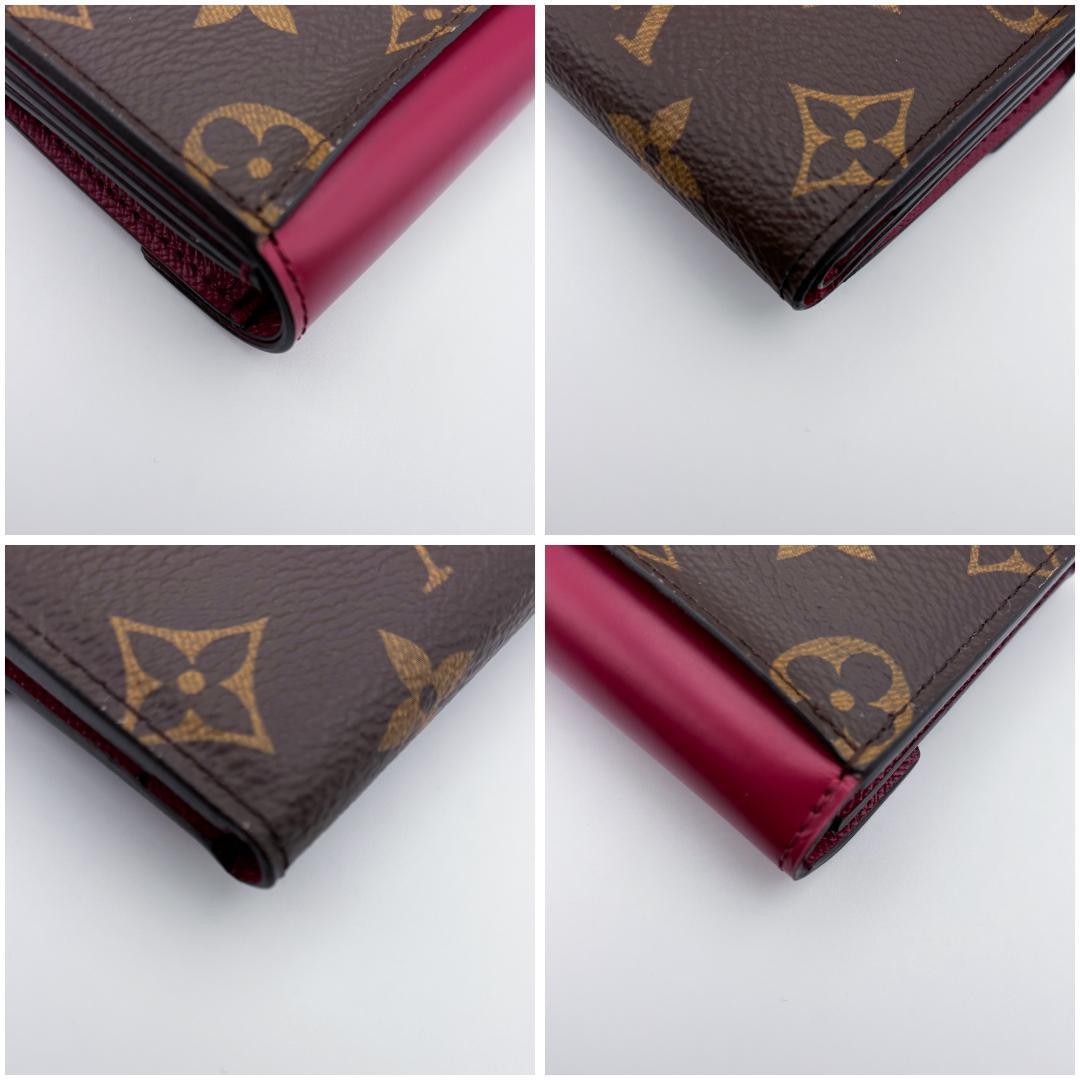 みん★ ルイヴィトン モノグラム ポルトフォイユ ゾエ フューシャ