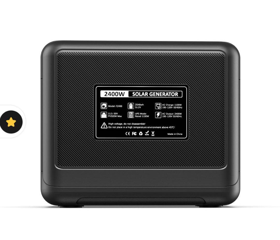 FOSSIBOT F2400 2400W ポータブル電源