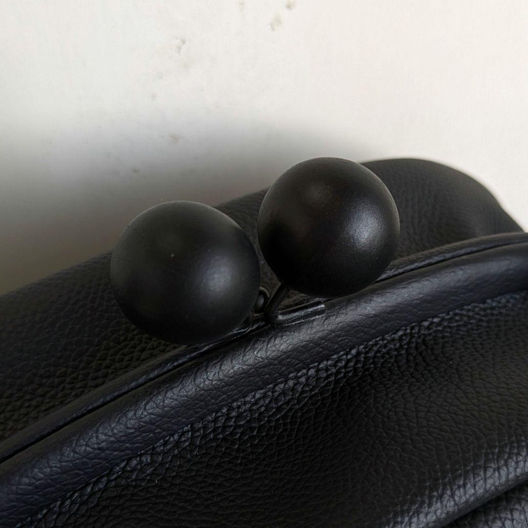 ミサト がま口ショルダーバック、親子がま口お財布　革