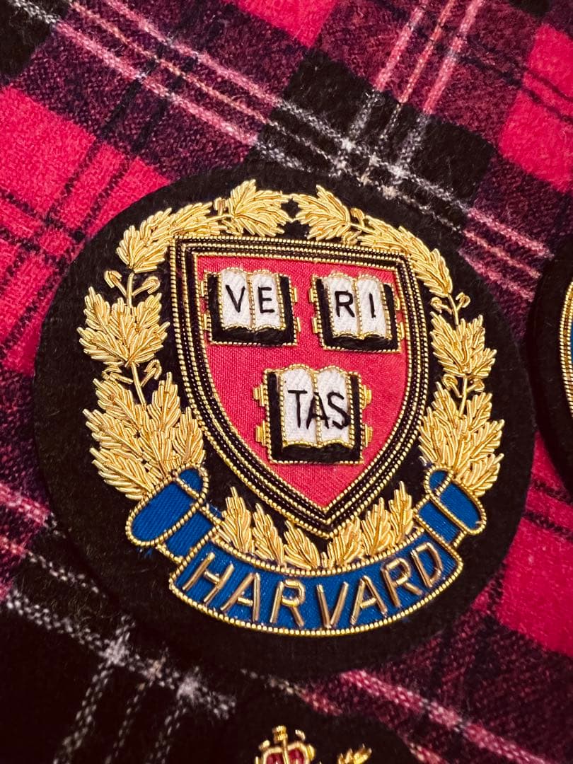 アイビーリーグ校章アメリカ東部8大学Harvardブレザーエンブレム大変希少です