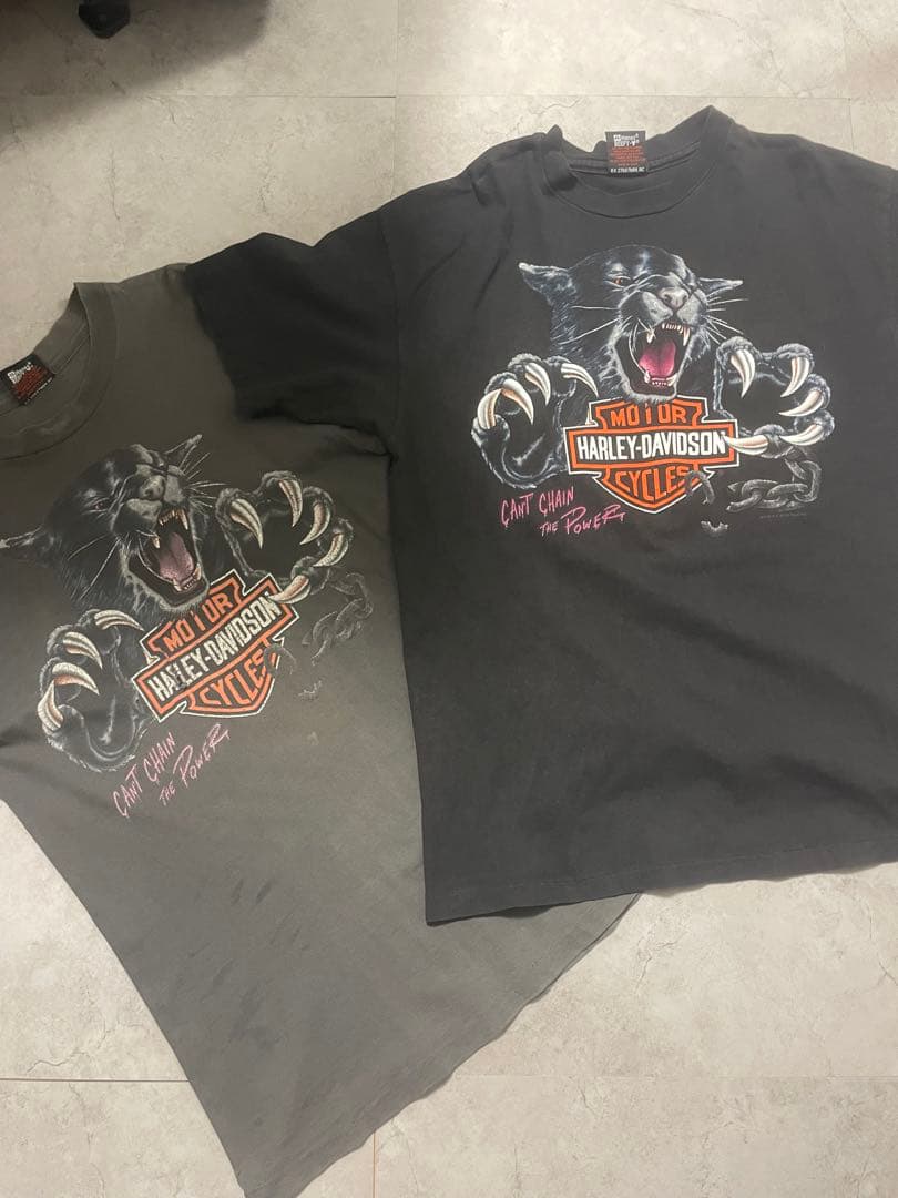 レア！90sヴィンテージハーレーTシャツ！パンサー