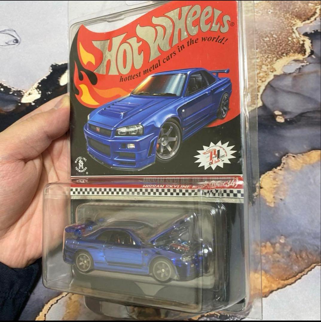 ミニカー Hot Wheels RLC Nissan Skyline GT-R R34