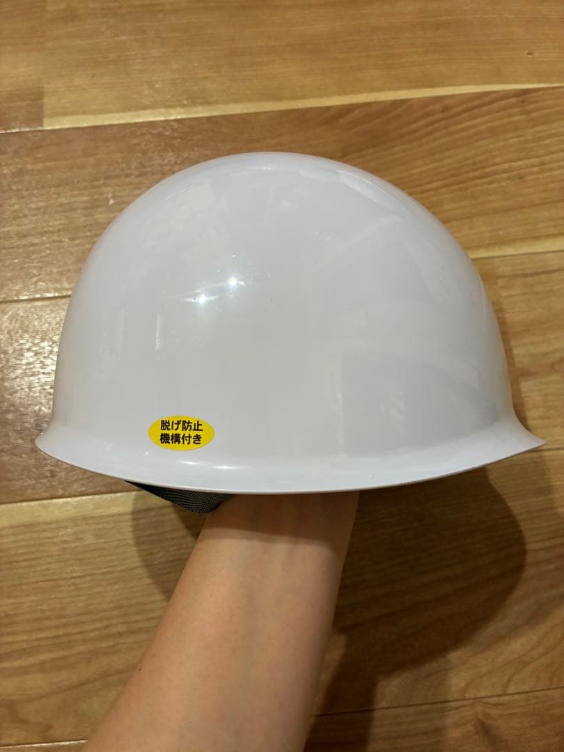 作業用ヘルメット 防災ヘルメット 未使用 JIS規格 白 8個セット まとめ売り