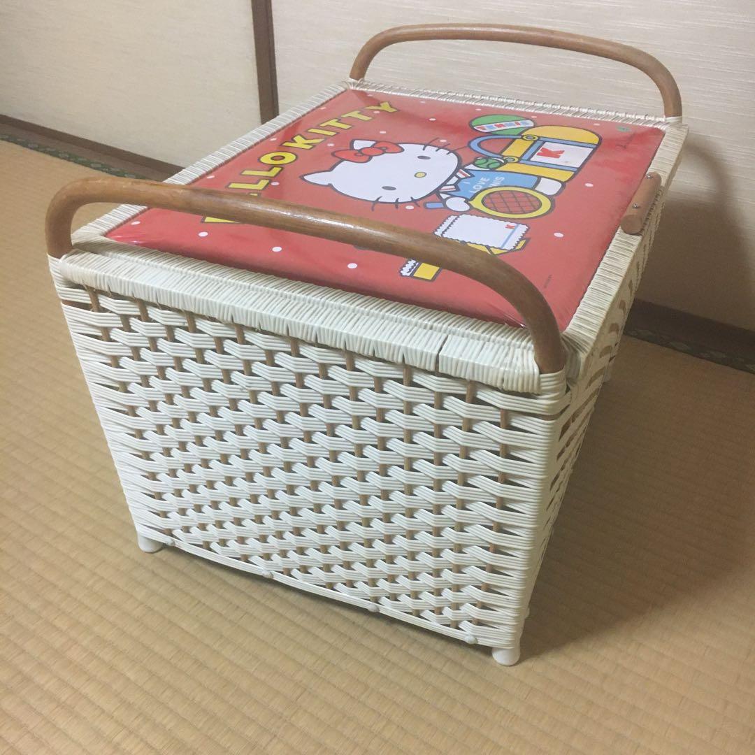サンリオ　Hello kitty レトロ　希少　おもちゃ箱 収納箱　収納ボックス
