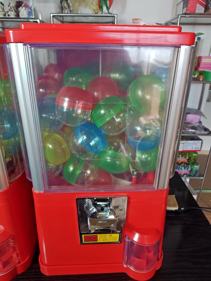 赤い ガチャガチャ本体 2台セット 他でも販売中