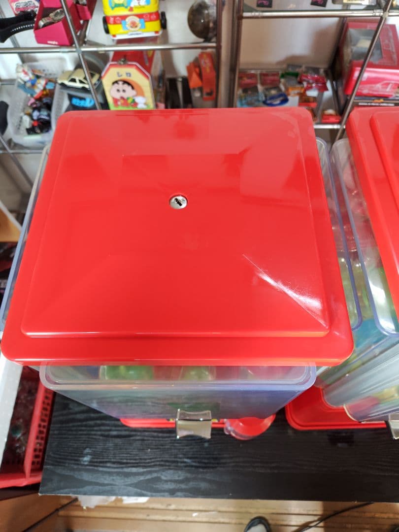 赤い ガチャガチャ本体 2台セット 他でも販売中