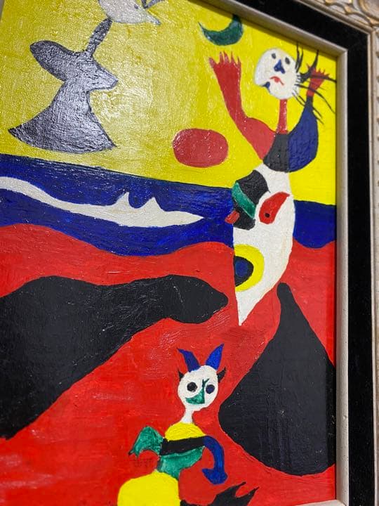 vintage 油絵　60年代　雑貨