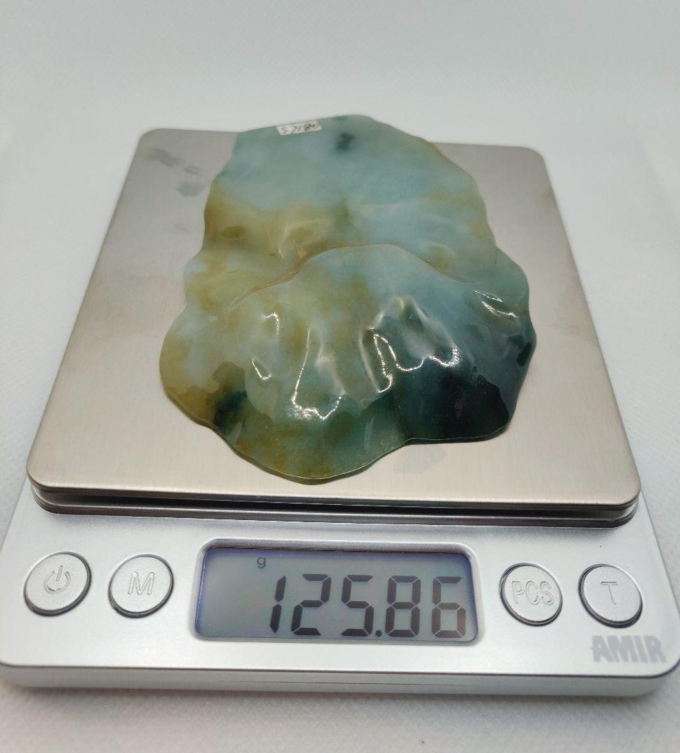 【貴重】氷翡翠(高透過度)のルース(125ｇ)