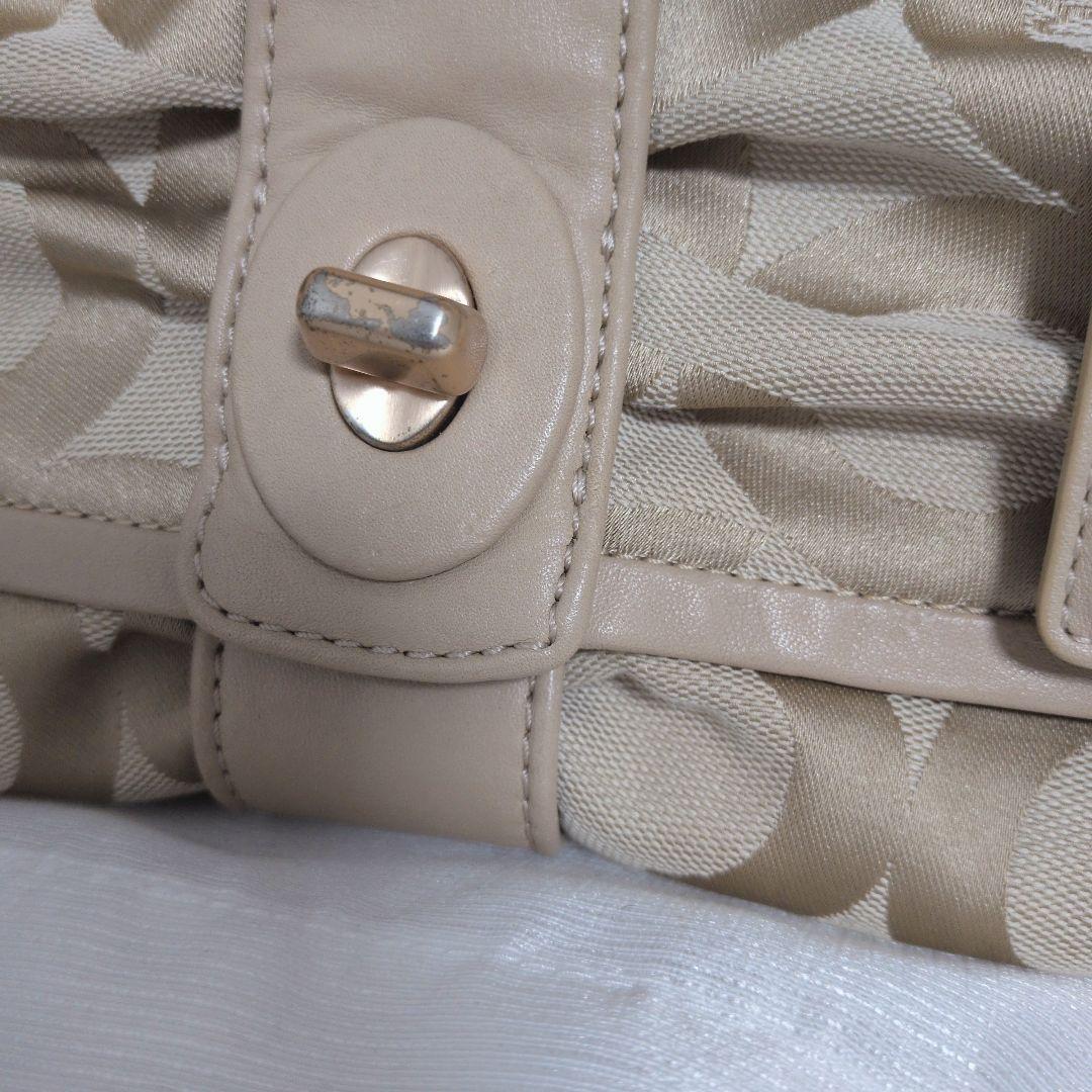 COACH 13408 ハンドバッグ　ワンショルダーバッグ　ベージュ