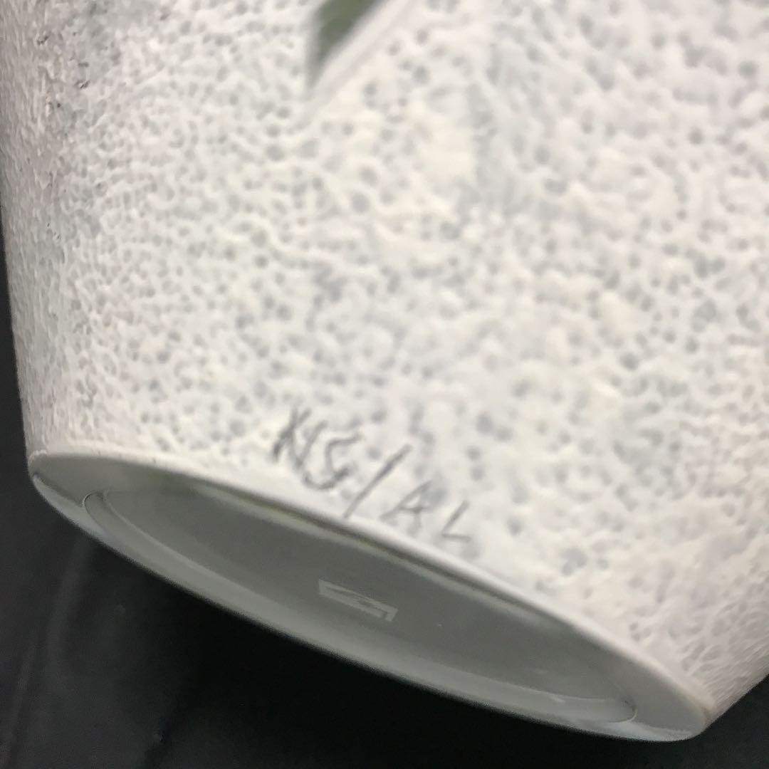 スエーデン製　ガラス工芸　nybro社　作家NS/AL 花瓶　置物　北欧雑貨