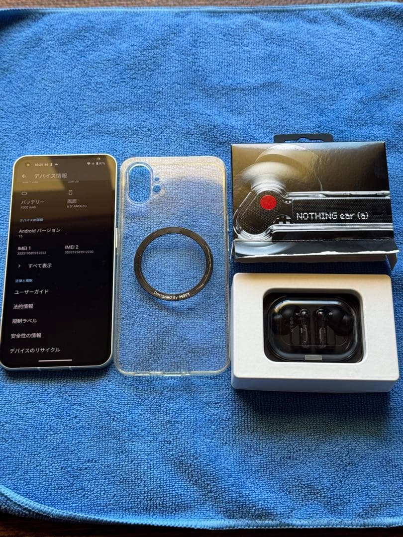 Nothing Phone (1) 256と NOTHING Ear (a)