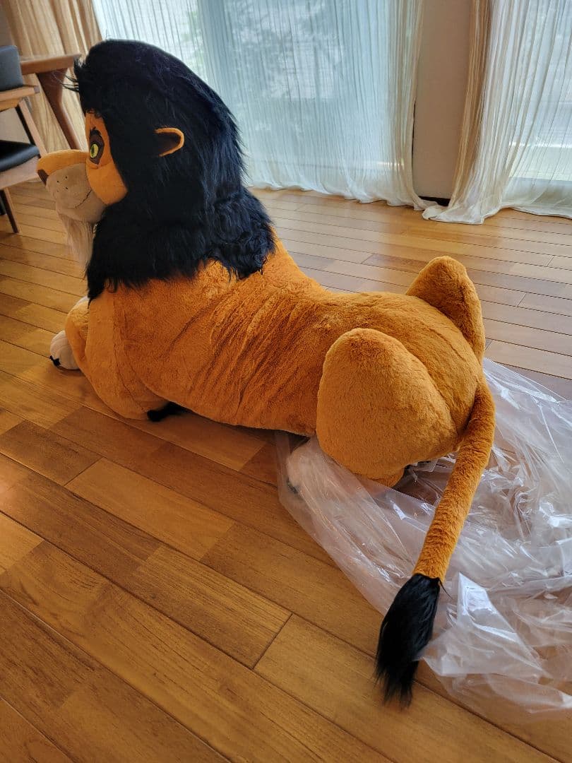 ディズニーストア ライオンキング ぬいぐるみ スカー 127cm スーパービッグ