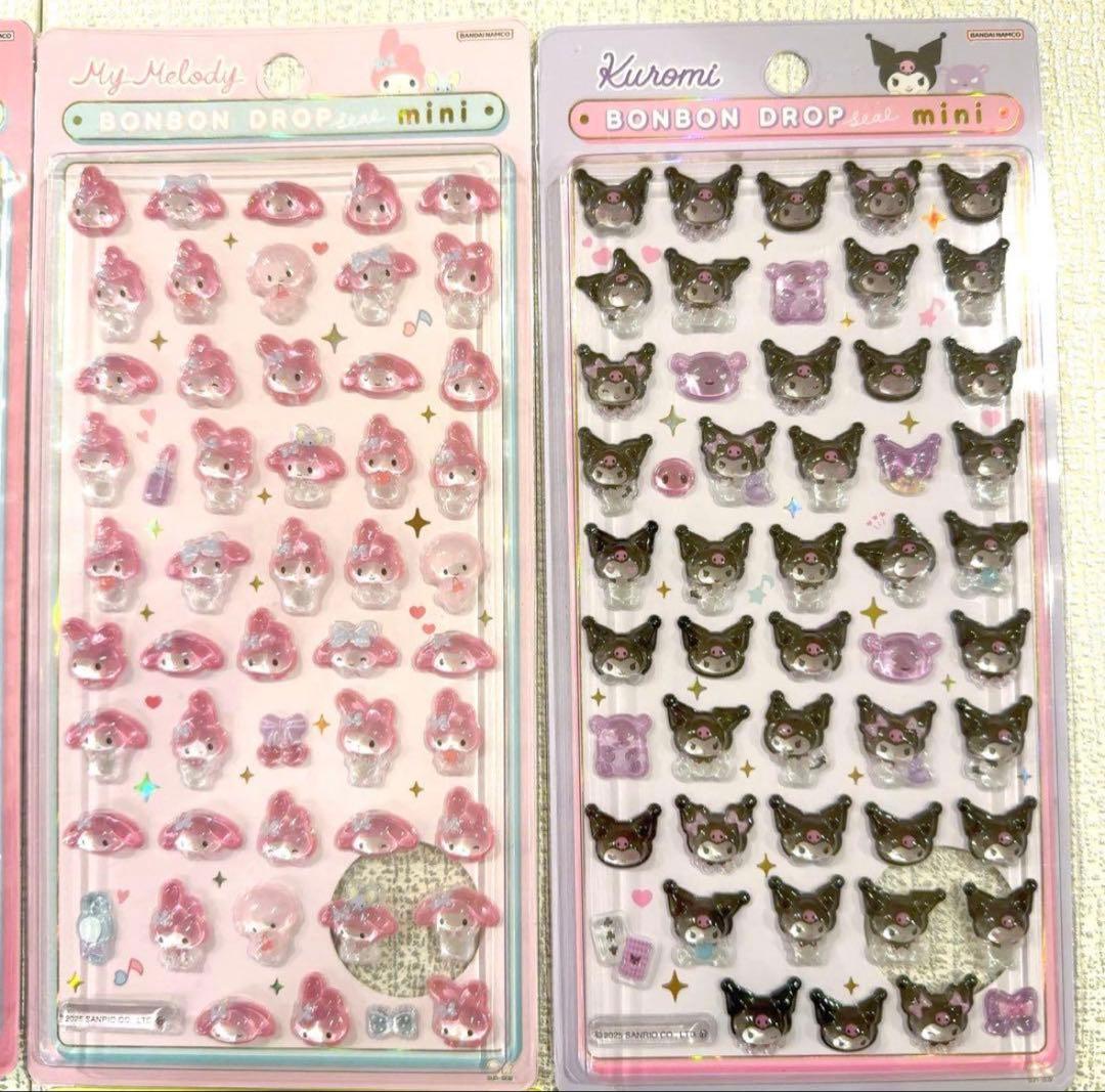 国内正規品✿ サンリオ　ボンボンドロップシール ミニ　7種