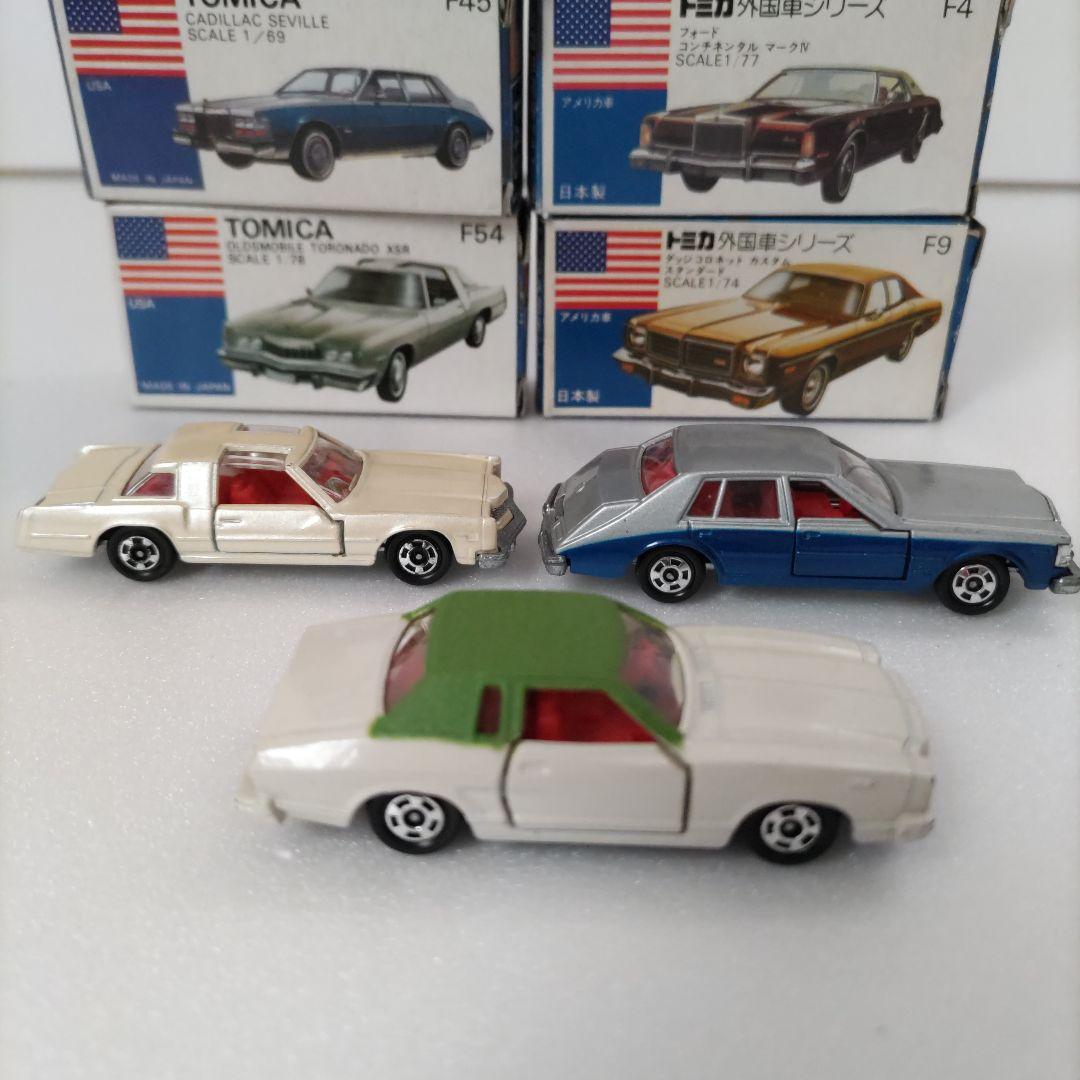 トミカ日本製 外国車シリーズF 青箱 6台セット