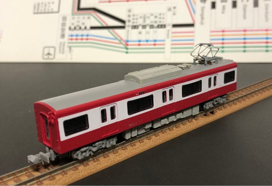 管理番号1691 京急 新600形（ガンメタリック）Nゲージ塗装済キット