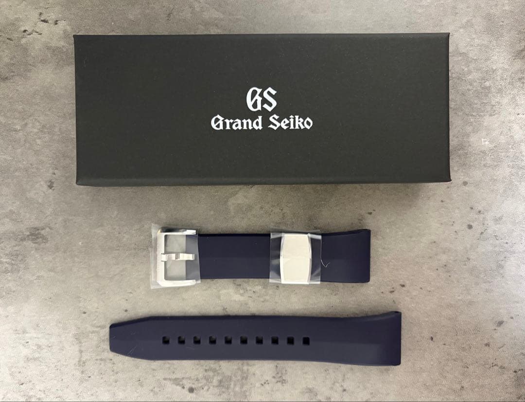 【非売品】Grand Seiko ネイビー ラバーベルト 23mm