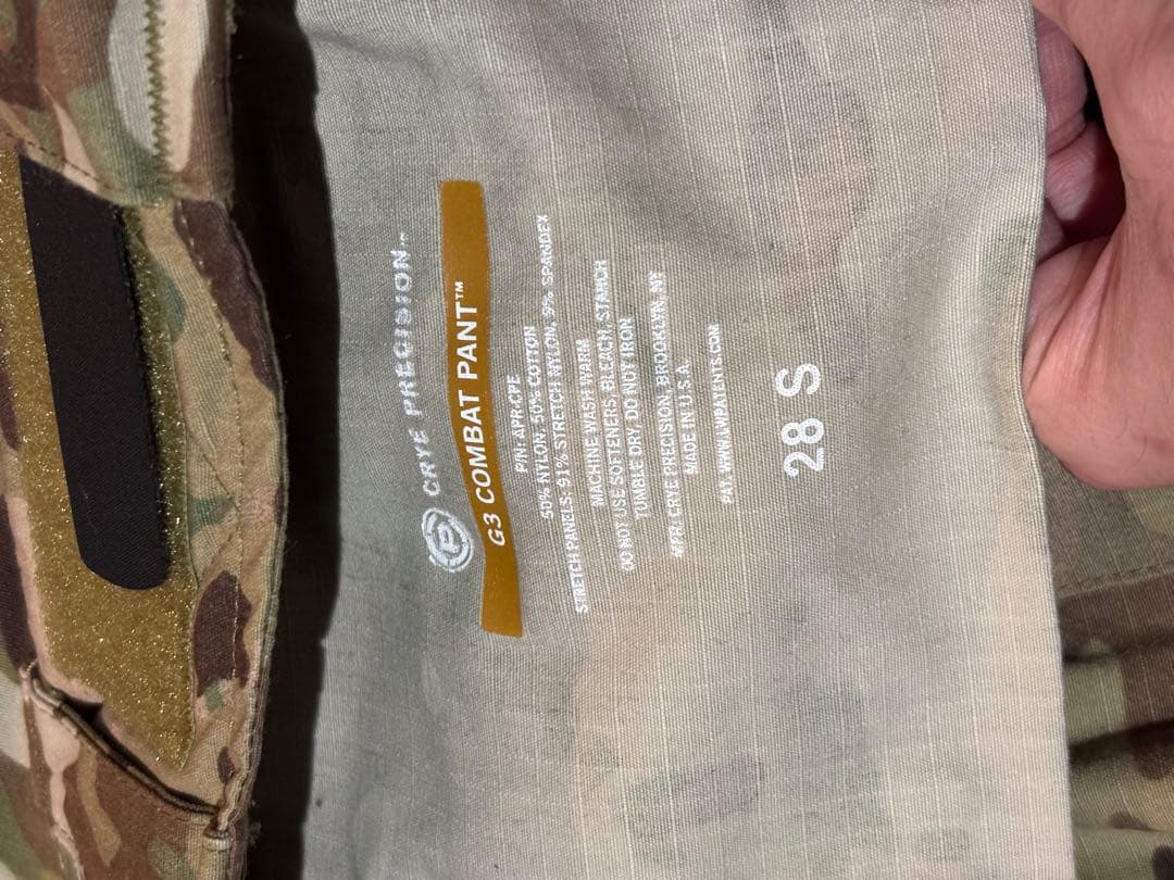 Crye Precision G3 Combat Pant 28S マルチカム