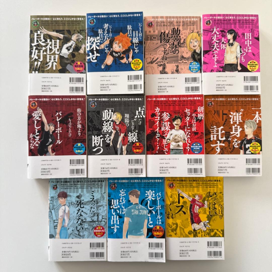 ハイキュー！！リミックス版コンビニコミックス　1-19巻　　全巻セット　古舘春一