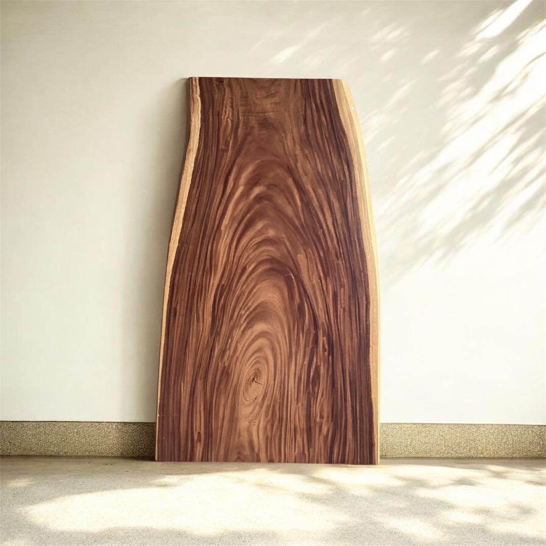 ペンギン兄弟　モンキーポッド　一枚板テーブル　　天板のみ