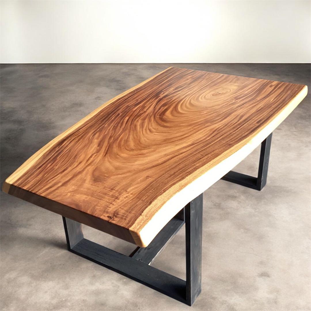 ペンギン兄弟　モンキーポッド　一枚板テーブル　　天板のみ