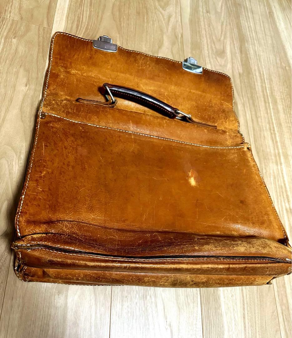 ［ドイツ・OFFERMANN製］皮革カバン　将校カバン代用品