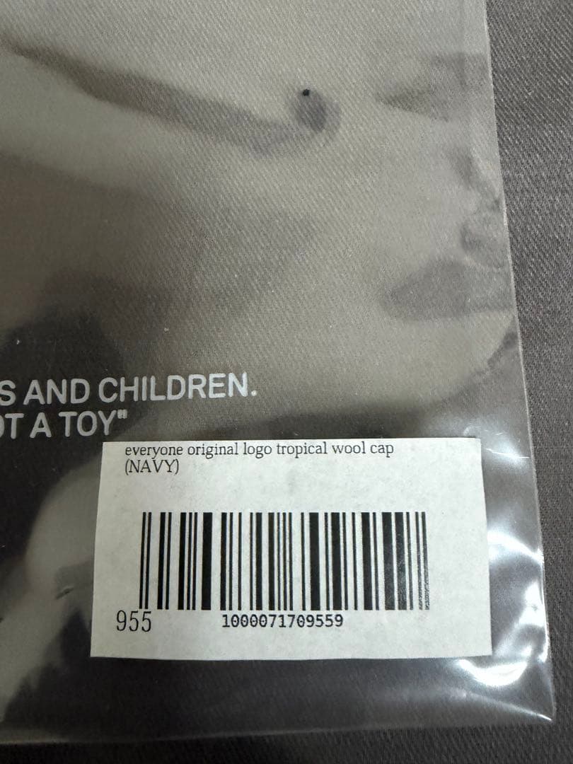 帽子 everyone original logo tropical wool cap