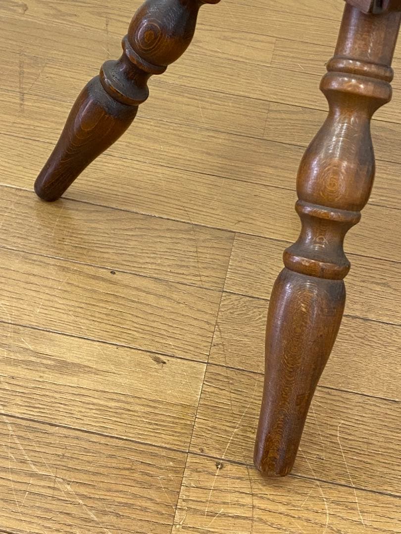 アンティーク キツツキ 飛騨産業 サイドテーブル 飾り棚 花台 インテリア