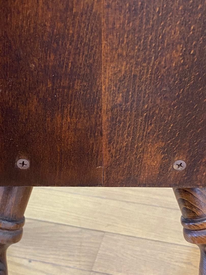 アンティーク キツツキ 飛騨産業 サイドテーブル 飾り棚 花台 インテリア