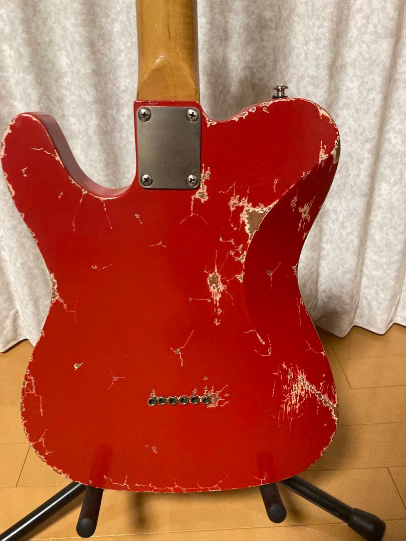 ハードレリック70sテレキャスタータイプナッシュビル フェスタレッド