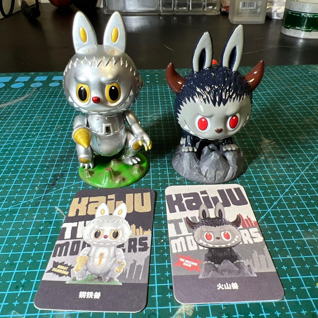 ポップマート　ラブブ　初期　ソフビ　ブラインドBOX版 2点