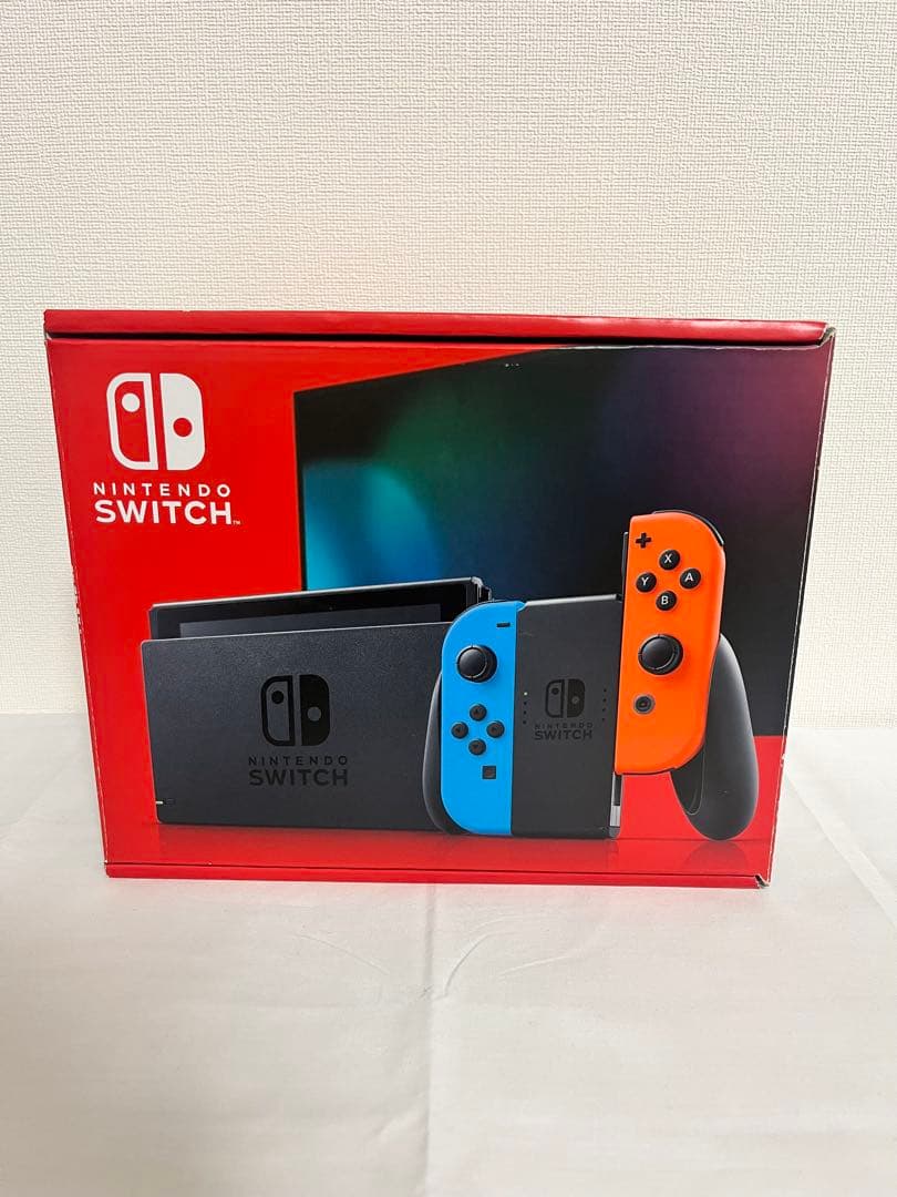 【美品】 Nintendo SWITCH 本体 ネオンブルー、ネオンレッド