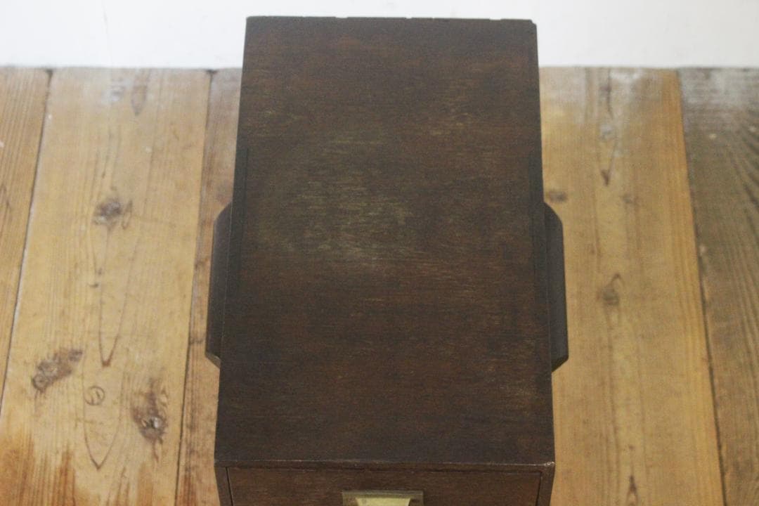 レトロ 引き出し 抽斗 5杯 ドロワー 収納 小物入れ レターケース A4 木製