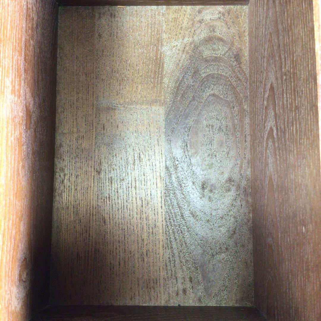 Ｒ２３１　茶箱　『桑木地』『茶碗　棗　香合　茶筅筒　仕覆』　紙箱　茶道具