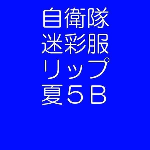 夏５B 陸上自衛隊 リップストップ 迷彩服　　陸自 コンバットシャツの元に