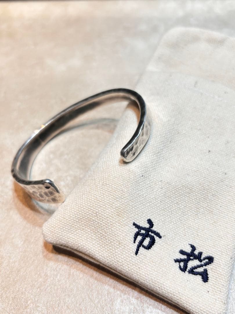 市松　アシンメトリー　バングル