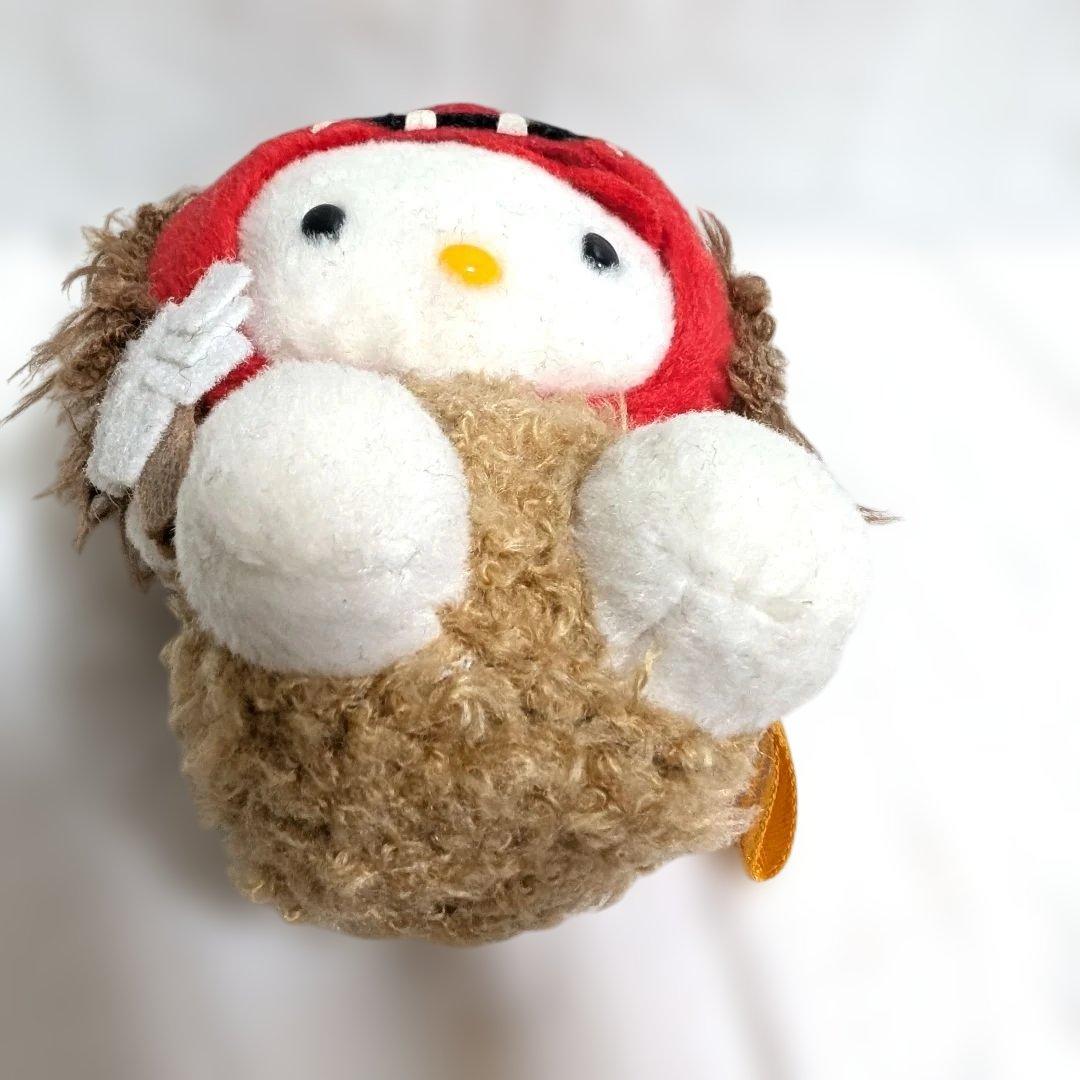 【入手困難】　ご当地　マスコット　ぬいぐるみ ハローキティ秋田限定　なまはげ　赤