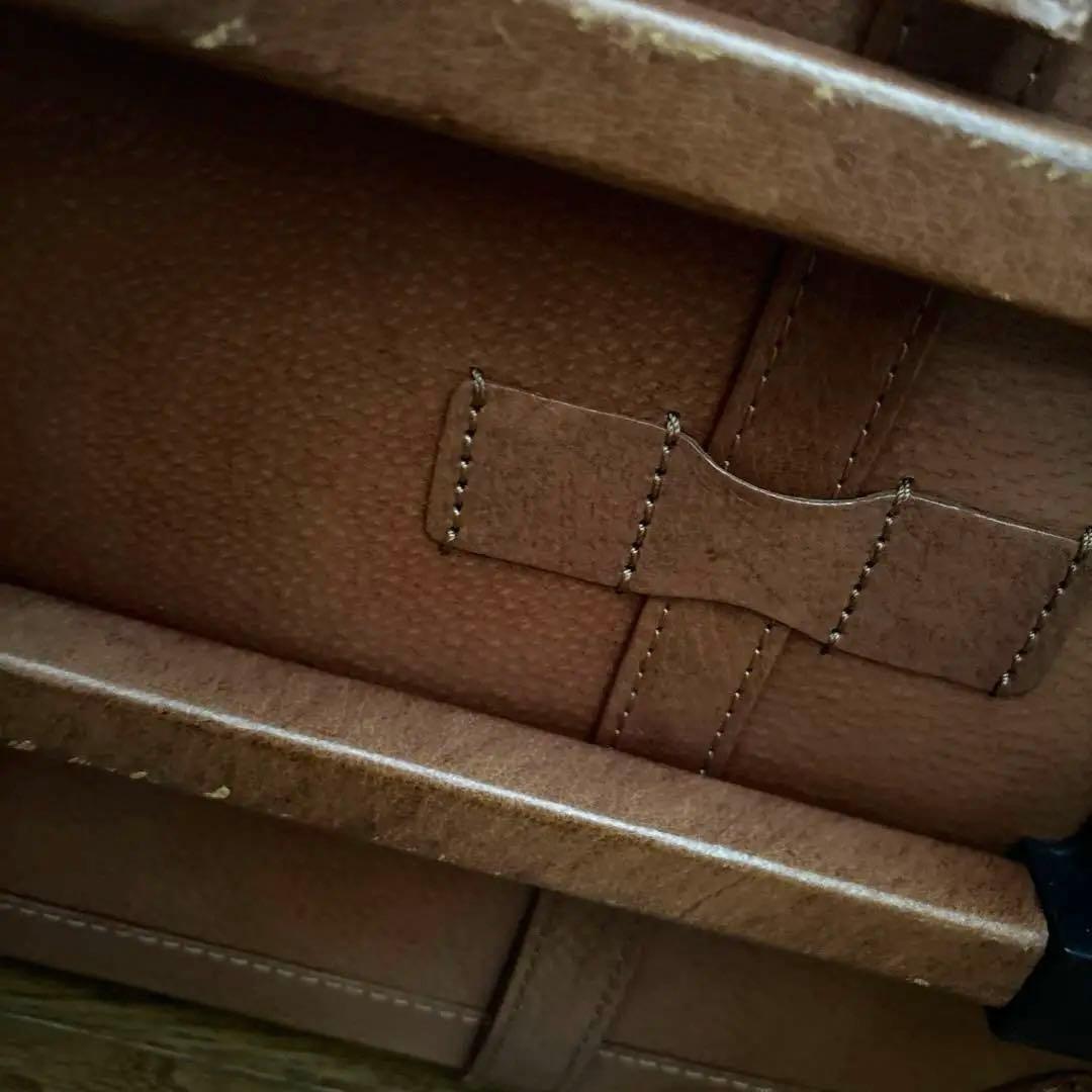 EURASIAキャリーケース 本革 ヴィンテージ カバー付き