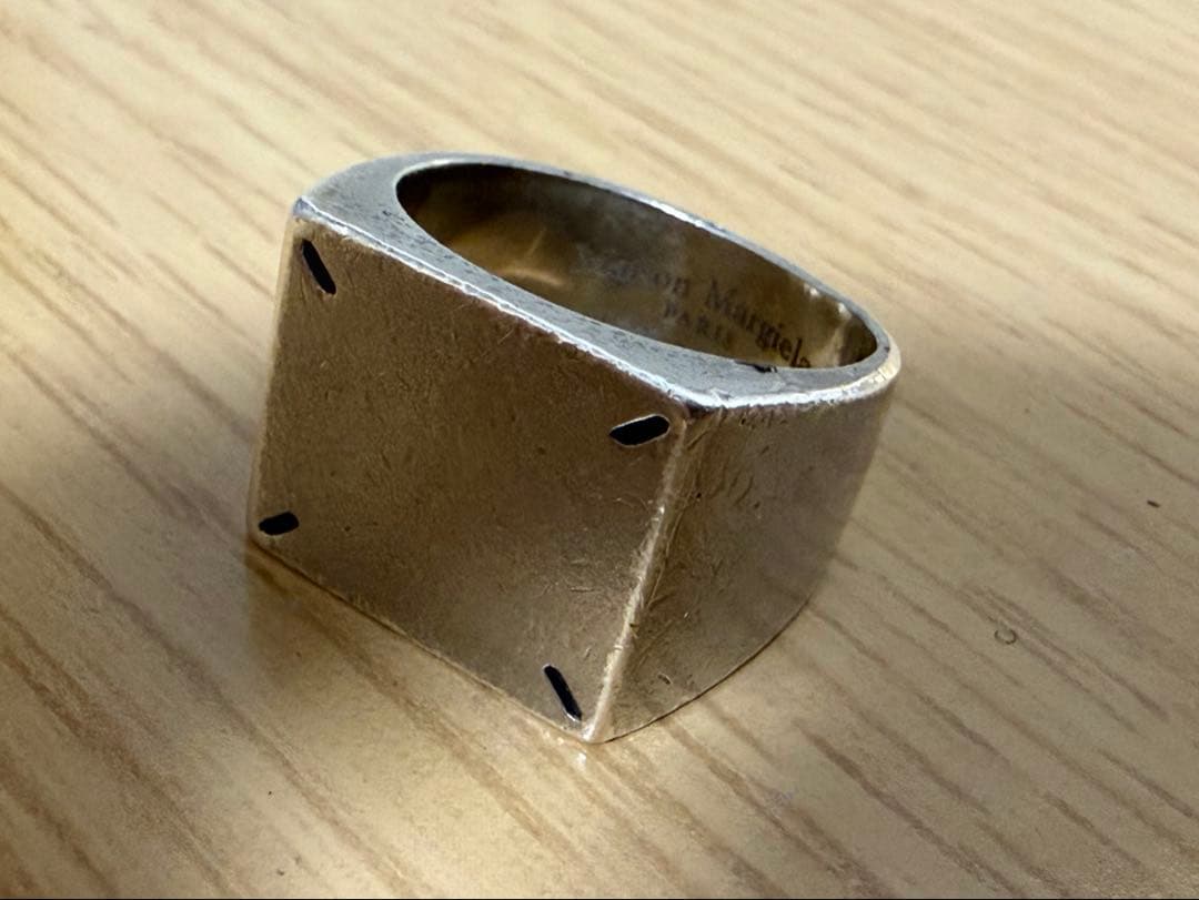 Maison Margiela 4ステッチシルバーリング メゾンマルジェラ