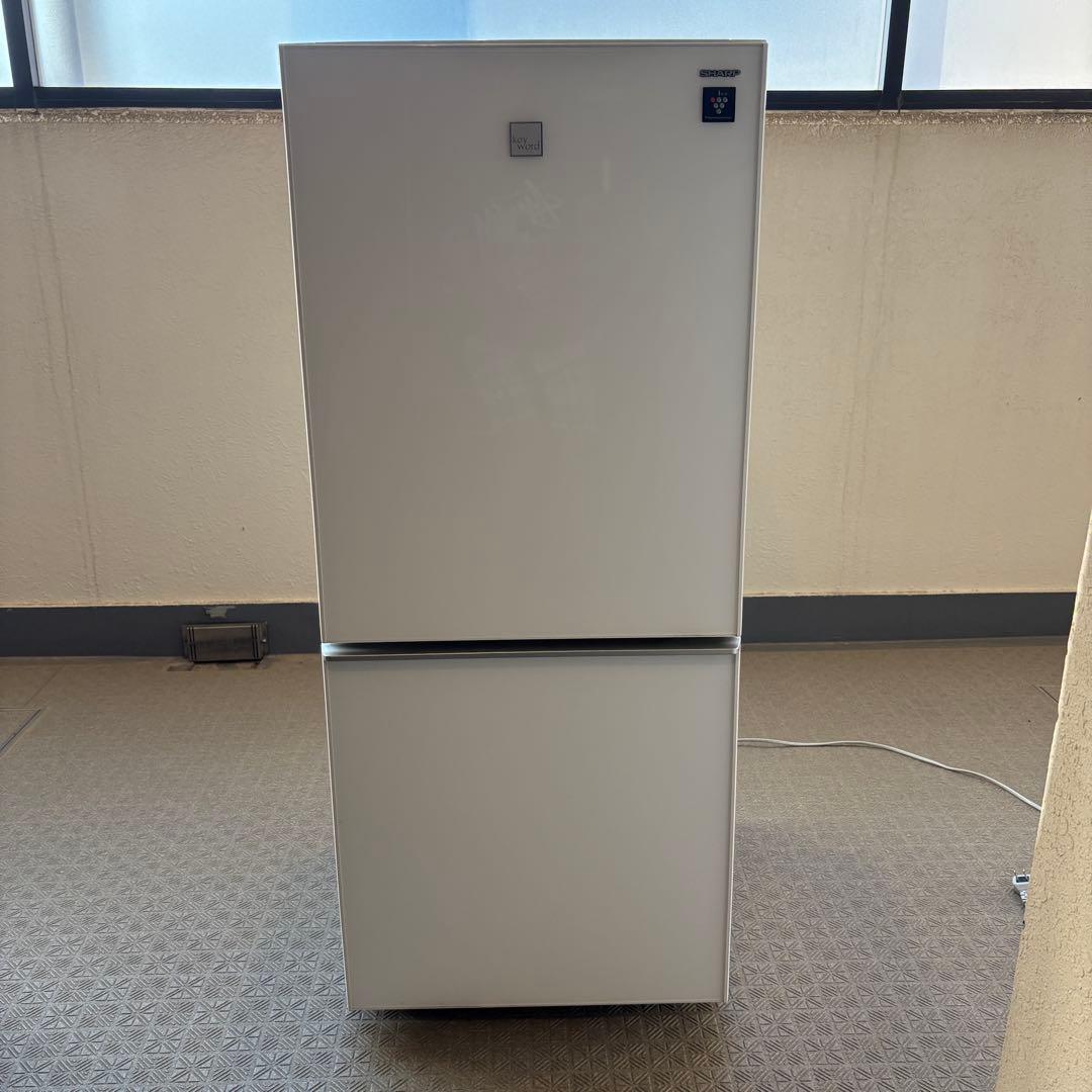 【送料無料】シャープ　冷蔵庫　左右開き　SJ-G14E4-W 137L