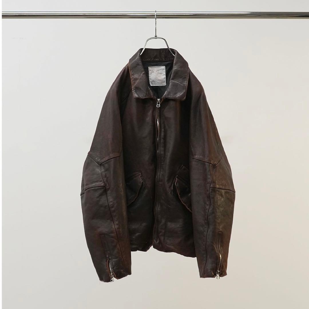 ANCELLM レザージャケット CWU LEATHER JACKET