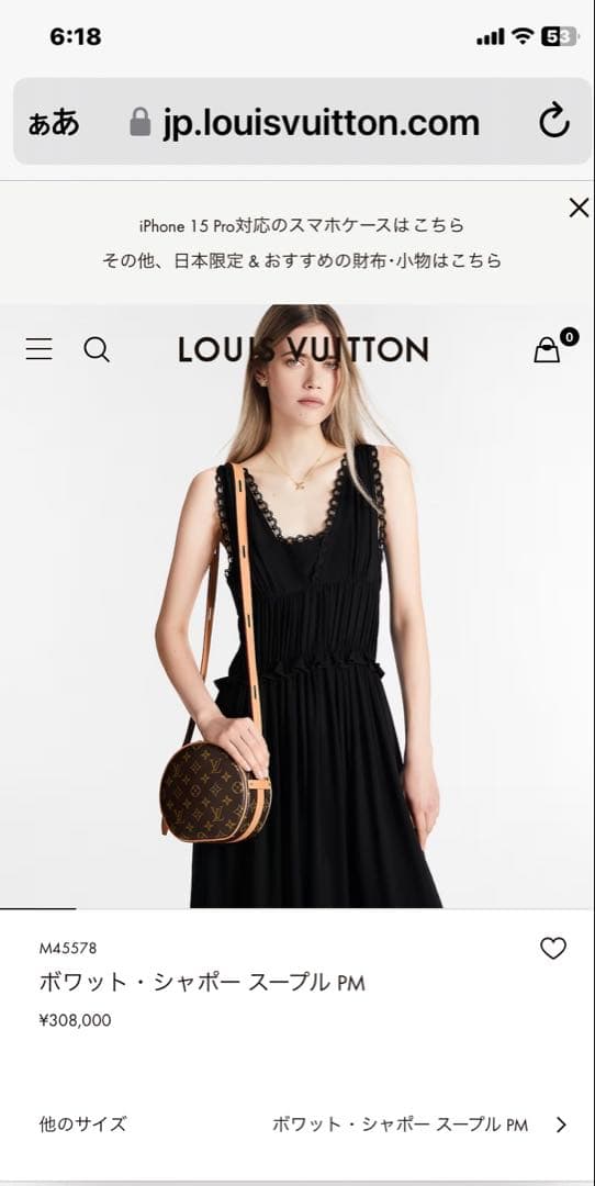 ルイ•ヴィトン[LOUIS VUITTON]ボワット•シャポースープルPM