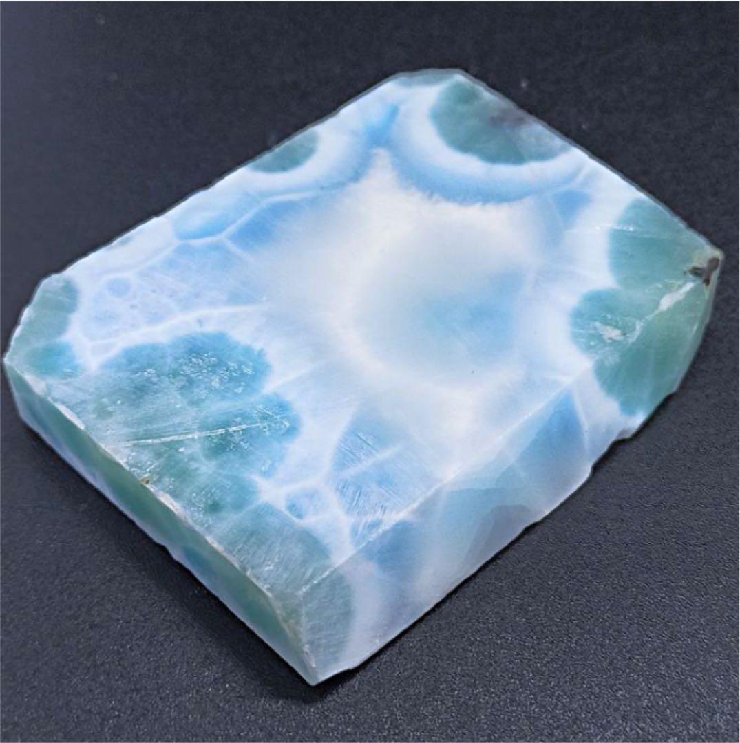 ラリマー原石のスライス④