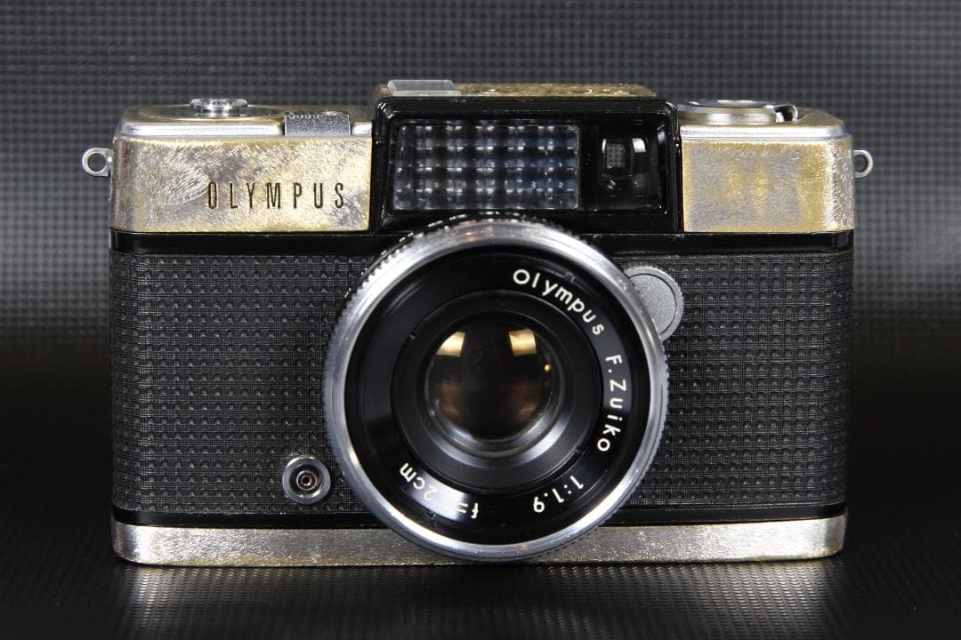 OH済 OLYMPUS PEN D F1.9 露出計OK 真鍮調カスタム