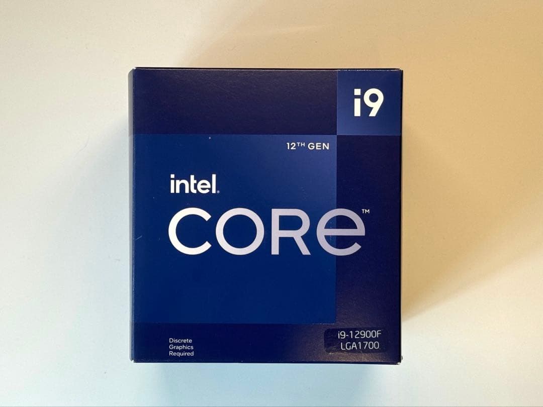 自作PC3点セット　12900F, ROG B660I, DDR5 3