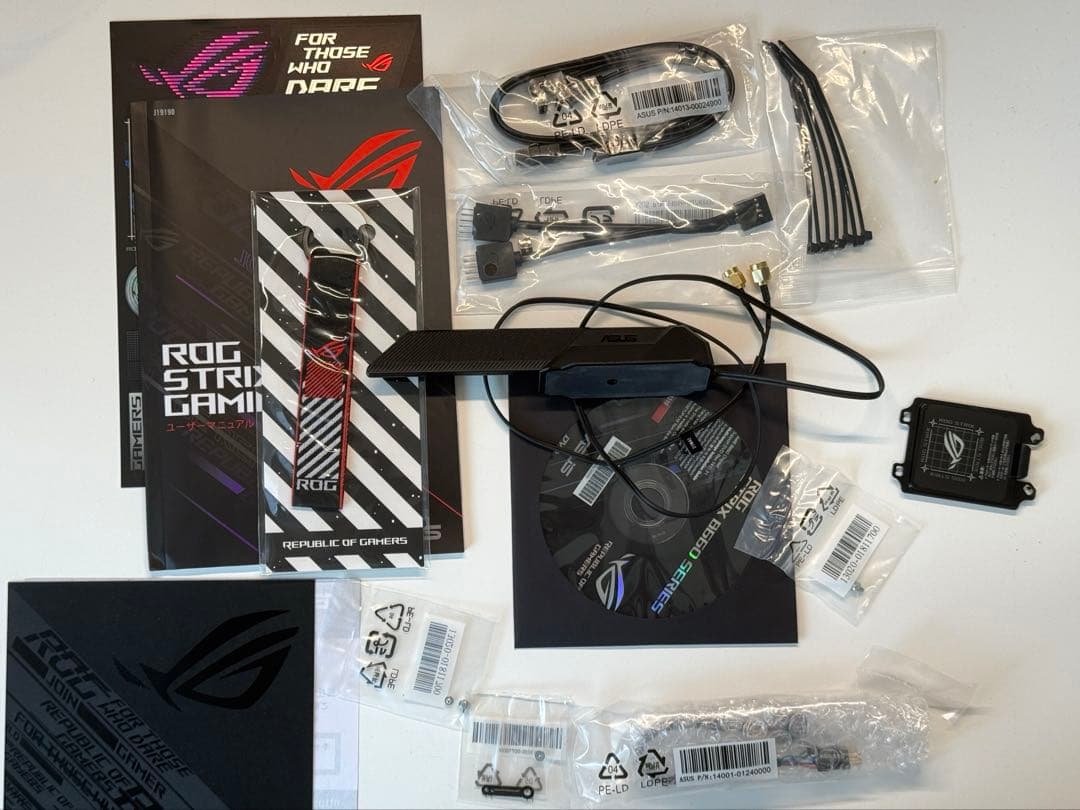 自作PC3点セット　12900F, ROG B660I, DDR5 3