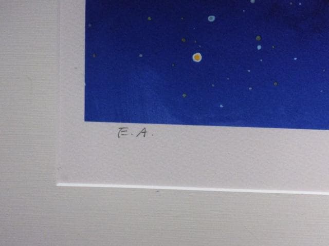 前田常作　直筆サイン『散華 マンダラ』リトグラフ 2000年 0611T