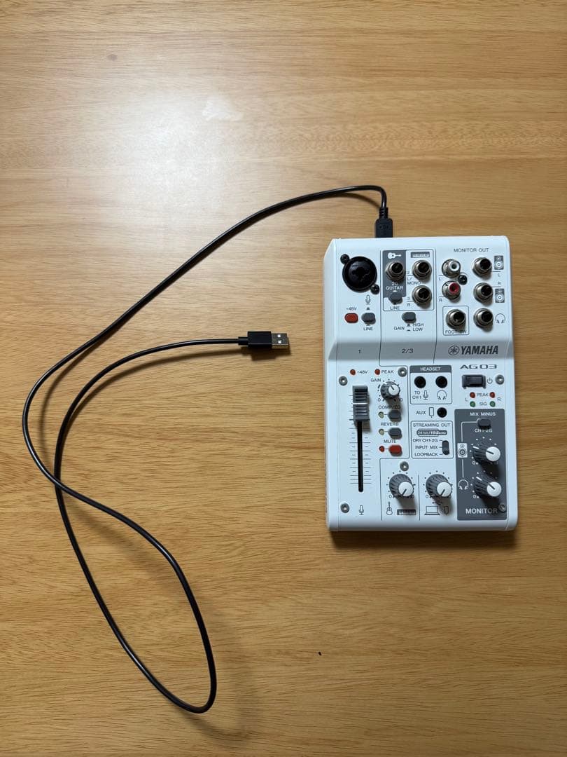 ヤマハ AG03 MK2 オーディオインターフェース