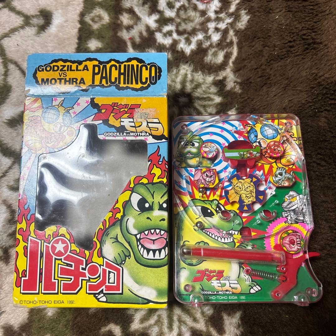 TOHO ゴジラVSモスラ キングギドラ パチンコ日本製 1992年 当時物