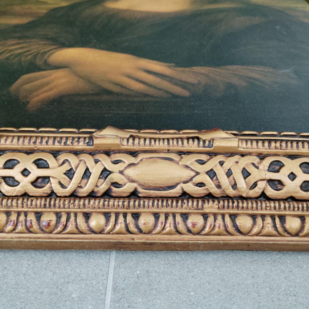 特大　レオナルド・ダ・ヴィンチ　額装絵画　モナ・リザ　20号　レプリカ　おまけ